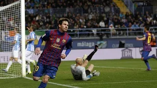 Málaga vs Barcelona 1-4 full match 22/01/2012 (La Liga 2011/2012)