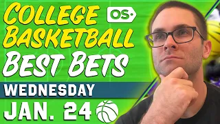 College Basketball Picks Today (1/24/24) | Best NCAAB Bets & Predictions