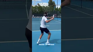 Casper Ruud Tennis Practice with Emil Ruusuvuori 🎾💪 (Court-Level) #Shorts #Tennis #CasperRuud