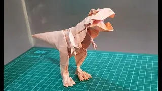 Origami Tyrannosaurus - Park Jong Woo, part 1/2 Step 01 - 85