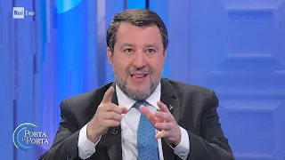 MATTEO SALVINI A PORTA A PORTA (RAI 1, 27.03.2024)