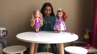 Disney's Sofia and Rapunzel Dolls