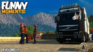 Euro Truck Simulator 2 Multiplayer 🚚[Funny Moments, Idiots on the Road and Crash Compilation #15] 🚚