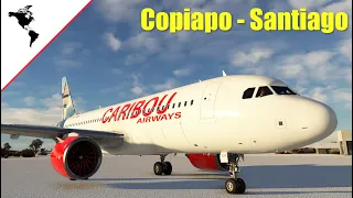 Americas: North to South - Leg  14 | Caldera to Santiago |  FENIX A320 | VATSim