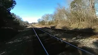 Body camera records moment officer is hit by train