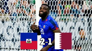 Kèk imaj match Haiti 2-1 Qatar lan | Gold Cup 2023