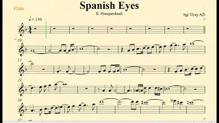 Spanish Eyes By E  Humperdinck C Inst  Play Along Music Sheet Back Track