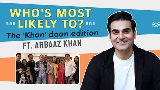 Salim Khan, Salman Khan, Arbaaz Khan, Sohail Khan, Alvira or Arpita: Who's Most Likely To | Khandaan