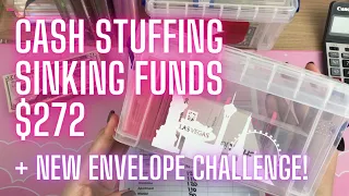 SINKING FUNDS CASH STUFFING + STARTING AN ENVELOPE CHALLENGE | MAY 2022 #1