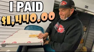 MONEY IN EVERY BOX ! I PAID $1440 FOR THIS STORAGE UNIT  storage wars extreme unboxing mystery boxes