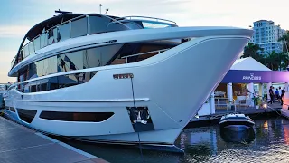 Its Superfly ! The Princess X95 Superfly ! Palm Beach Boat Show 2021