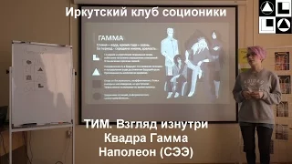 Лекция "ТИМ. Взгляд изнутри". Наполеон (СЭЭ)