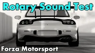 Rotary Evolution of Forza Motorsport - sound test