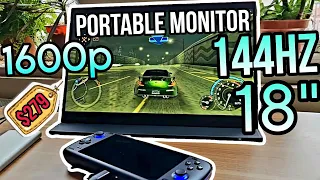 Is this 144Hz 18" QHD Portable Gaming Monitor Overpriced ? | Uperfect UGame K118