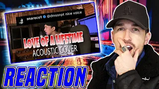 Dimas Senopati - Firehouse - LOVE OF A LIFETIME (Acoustic Cover) REACTION!!!