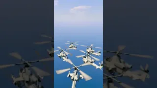 Ukranian Launch 9 Helicopters in a row gta v