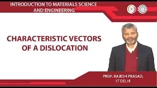 Characteristic vectors of a dislocation
