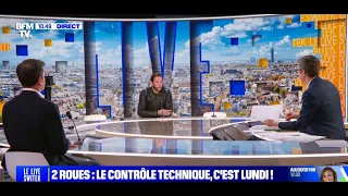 Contrôle Technique 2 roues c'est lundi (BFM TV)