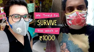 We Tried To Survive The Week In ₹1000  | Ok Tested