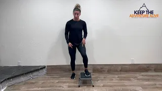 Lateral Box Step Over- For Osteoporosis and Knee Arthritis