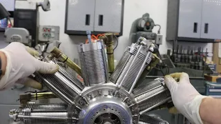 9 Cylinder Bentley Rotary Model Engine
