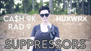 HUXWRX CA$H 9K & RAD 9 SUPPRESSORS