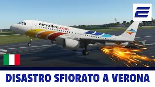 💥 DISASTRO SFIORATO A VERONA -  ✈️ Volo Air Vallee 5378