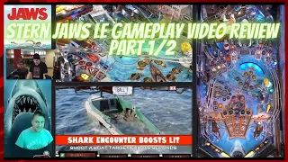 Stern JAWS LE Pinball Gameplay video Review Part 1/2