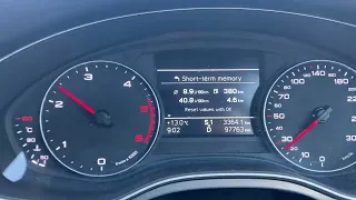 Audi A6 3.0 TDI 150kw/204hp (C7 4G) Acceleration with RaceChip installed!