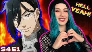 He's One HELL Of a Butler!🔥 - Black Butler - Kuroshitsuji - Season 4 Episode 1 REACTION