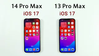 iPhone 14 Pro Max (iOS 17) vs iPhone 13 Pro Max (iOS 17) SPEED TEST