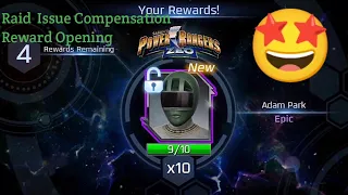 Power Rangers Legacy Wars Raid Issue Compensation Reward Opening