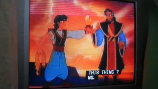 Aladdin and the King of Thieves emotional climax scene