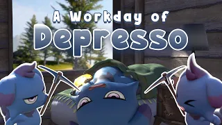 Palworld | A Workday of Depresso ☕ Animated Short