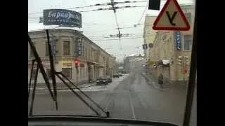 Moscow tram cabview route A 10x 2004 sound