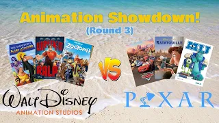 Animation Showdown: Walt Disney vs Pixar Studios (Round 3)