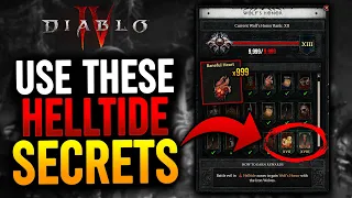 Diablo 4 - STOP Doing This in Helltide! Fast XP and Iron Wolf Rep (Diablo 4 Tips & Tricks)