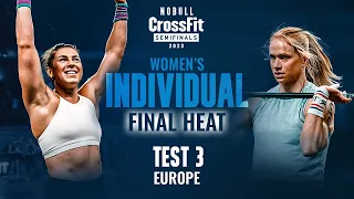 Individual Women's Test 3 — Semifinals Linda — 2023 Europe Semifinal