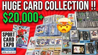 I Bought a HUGE $20,000 Hockey Card Collection for the Toronto Sports Card Expo!