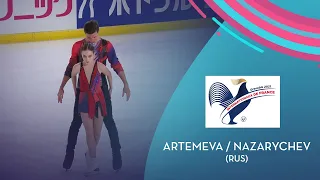 Artemeva/Nazarychev (RUS) | Pairs FS | Internationaux de France 2021  | #GPFigure