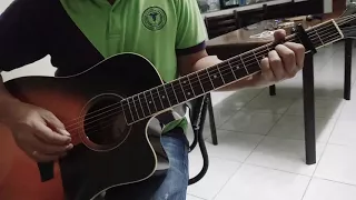 Easiest way to play the Flame by cheap trick capo on the 2nd fret and play chords open.