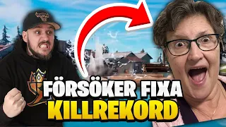 FÖRSÖKER FIXA KILLREKORD TILL FORTNITE FARMOR