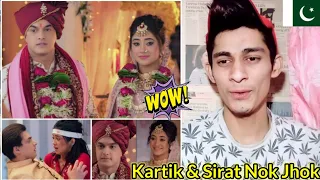 Pakistani Reaction on Kartik & sirat Nok Jhok | Kartik & Sirat Funny Scenes | #Kaira #shivin | Yrkkh