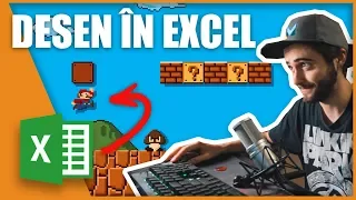 AM FĂCUT UN NIVEL DIN MARIO ÎN MICROSOFT EXCEL