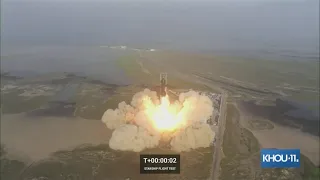 Liftoff!  Watch the massive SpaceX Starship test flight from South Texas