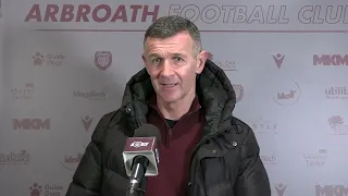 Arbroath 0 - 5 Queen's Park - Jim McIntyre - Post Match Interview