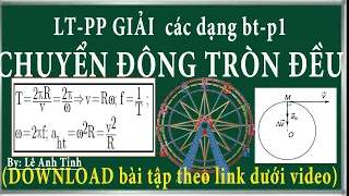 Phương pháp giải bài tập chuyển động tròn đều-p1