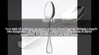 Dessert spoon Top # 8 Facts