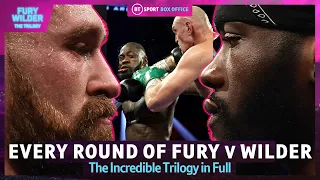 EVERY Round Of the Tyson Fury v Deontay Wilder Trilogy! 🔥 Epic Full Trilogy Replay