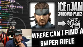 RETRO REACTS TO ICENJAM "SOLID SNAKE CALLS GUN SHOPS"